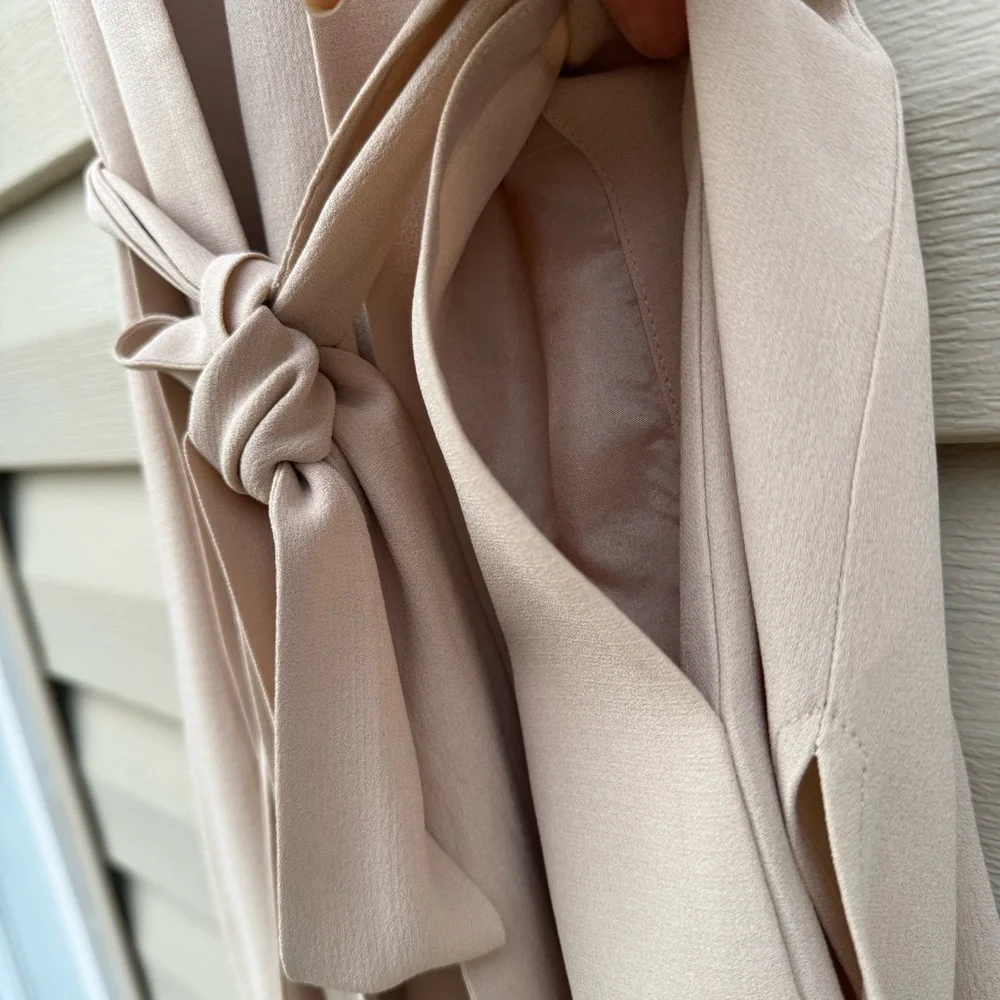 Eileen Fisher Belted Silk Vest